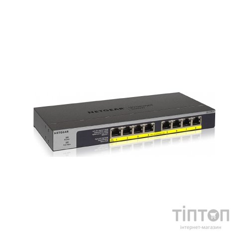 Комутатор мережевий Netgear GS108LP-100EUS
