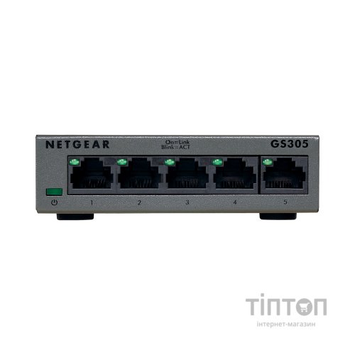 Комутатор мережевий Netgear GS305 (GS305-300PES)