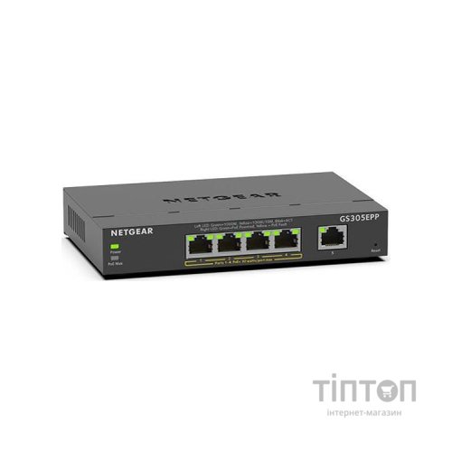 Комутатор мережевий Netgear GS305EPP-100PES