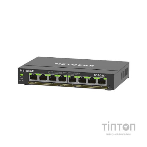 Комутатор мережевий Netgear GS308EP-100PES