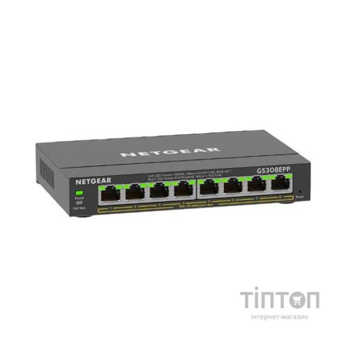 Комутатор мережевий Netgear GS308EPP-100PES
