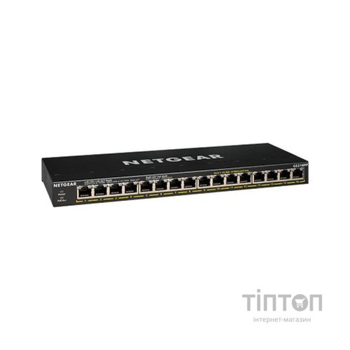 Комутатор мережевий Netgear GS316P-100EUS