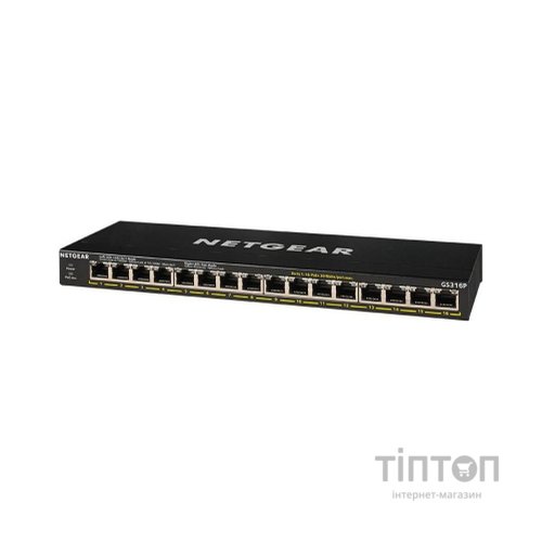 Комутатор мережевий Netgear GS316P-100EUS
