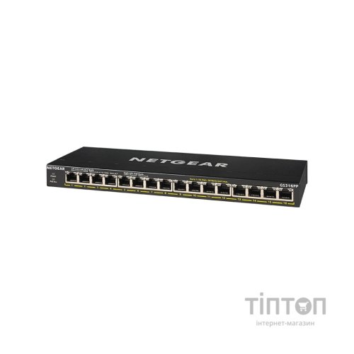 Комутатор мережевий Netgear GS316PP-100EUS
