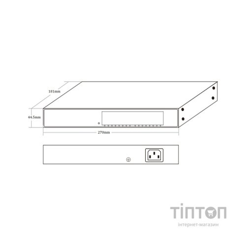 Комутатор мережевий Onv ONV-H1016