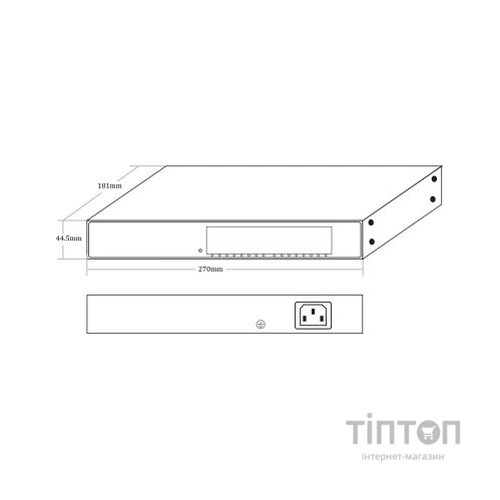 Комутатор мережевий Onv ONV-H1016