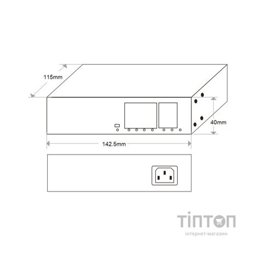Комутатор мережевий Onv ONV-H1064PLS