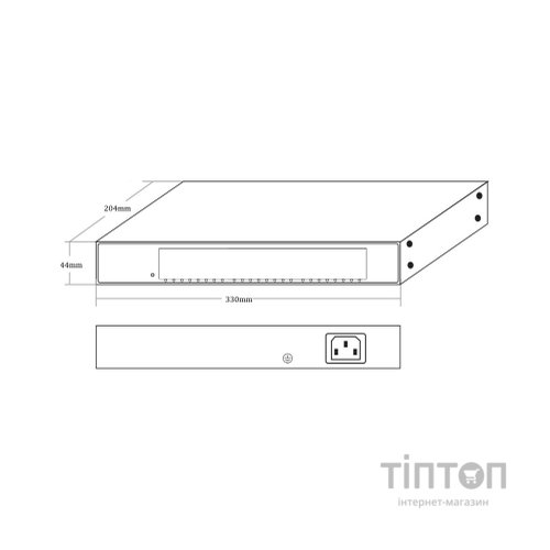 Комутатор мережевий Onv ONV-H3024