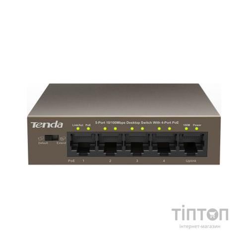 Комутатор мережевий Tenda TEF1105P
