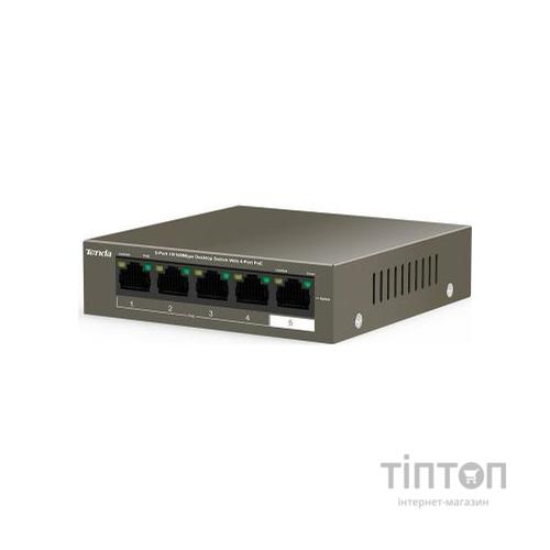 Комутатор мережевий Tenda TEF1105P-4-63W