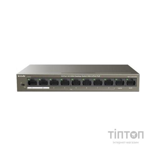Комутатор мережевий Tenda TEF1110P-8-63W