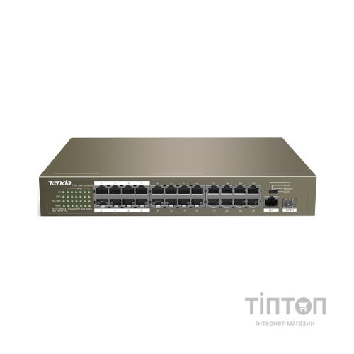 Комутатор мережевий Tenda TEF1126P-24-250W