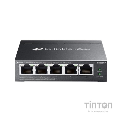 Комутатор мережевий TP-Link ES205GP