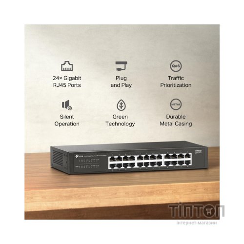 Комутатор мережевий TP-Link LS1024G