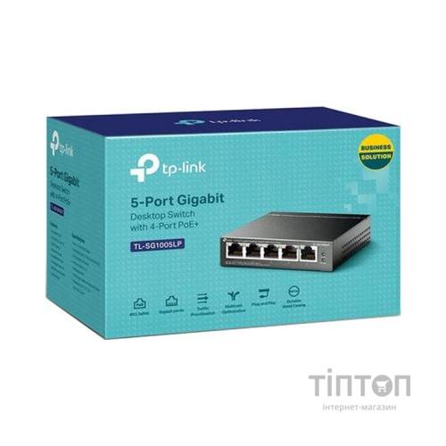 Комутатор мережевий TP-Link TL-SG1005LP