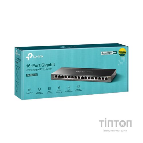 Комутатор мережевий TP-Link TL-SG116E