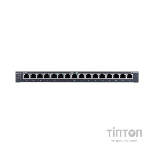 Комутатор мережевий TP-Link TL-SG2016P