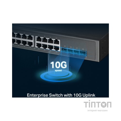 Комутатор мережевий TP-Link TL-SG3428XPP-M2