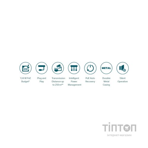 Комутатор мережевий TP-Link TL-SL1311MP