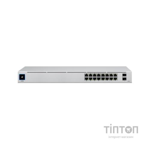 Комутатор мережевий Ubiquiti USW-16-POE