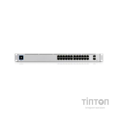 Комутатор мережевий Ubiquiti USW-24-POE