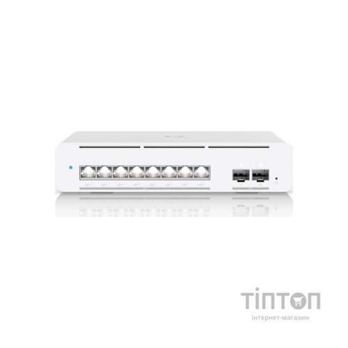 Комутатор мережевий Ubiquiti USW-PRO-XG-8-POE