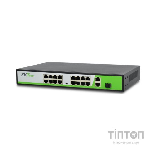 Комутатор мережевий ZKTeco ZK-PoE1621N-200W