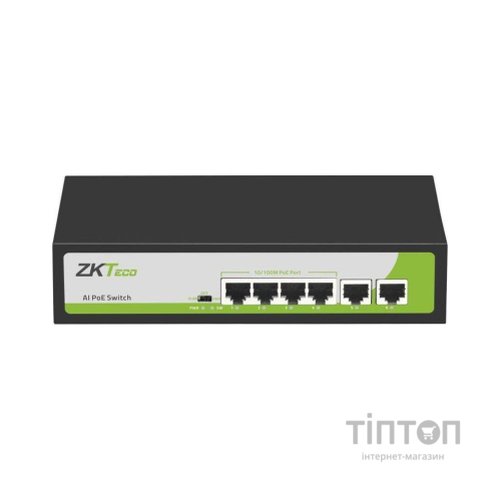 Комутатор мережевий ZKTeco ZK-PoE42N-55W