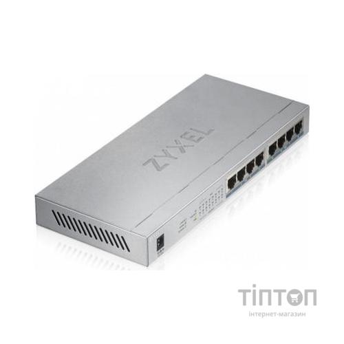 Комутатор мережевий ZyXel GS1008HP-EU0101F