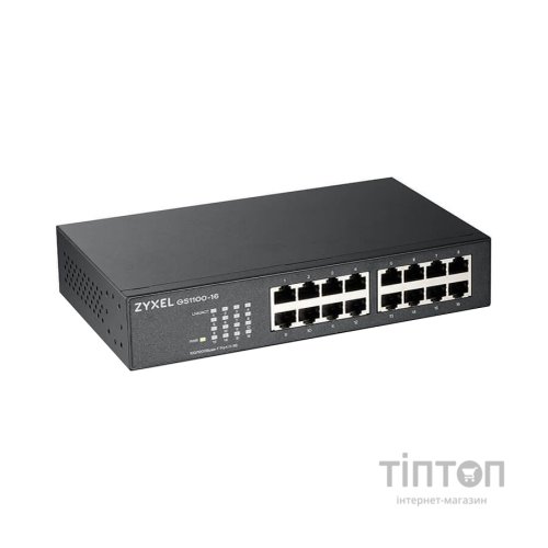 Комутатор мережевий ZyXel GS1100-16 (GS1100-16-EU0103F)