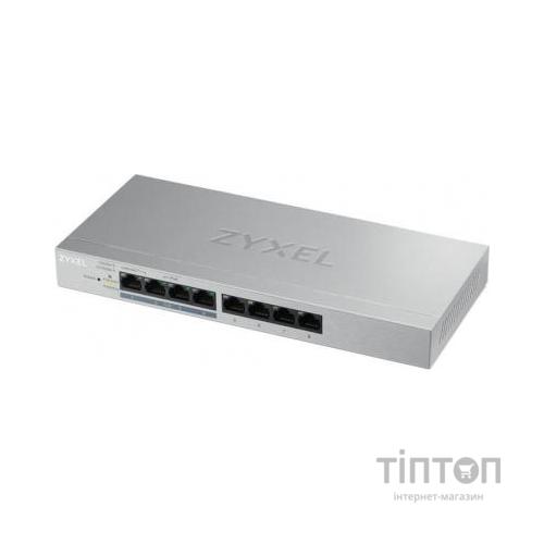 Комутатор мережевий ZyXel GS1200-8HPV2-EU0101F