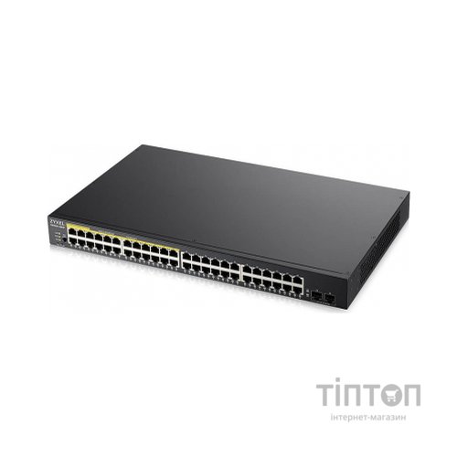 Комутатор мережевий ZyXel GS1900-48HP (GS1900-48HPV2-EU0101F)