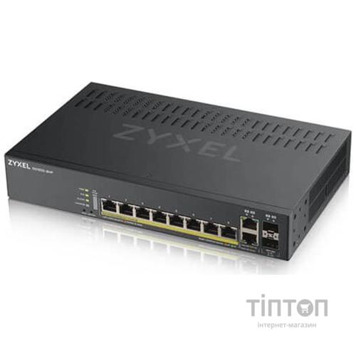Комутатор мережевий ZyXel GS1920-8HPV2-EU0101F