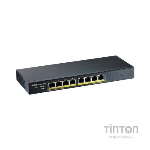 Комутатор мережевий ZyXel Комутатор ZYXEL GS1900-8HP (GS1900-8HP-EU0103F) (GS1900-8HP-EU0103F)