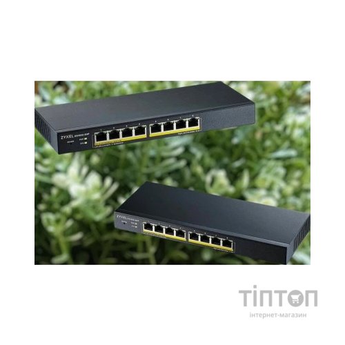 Комутатор мережевий ZyXel Комутатор ZYXEL GS1900-8HP (GS1900-8HP-EU0103F) (GS1900-8HP-EU0103F)