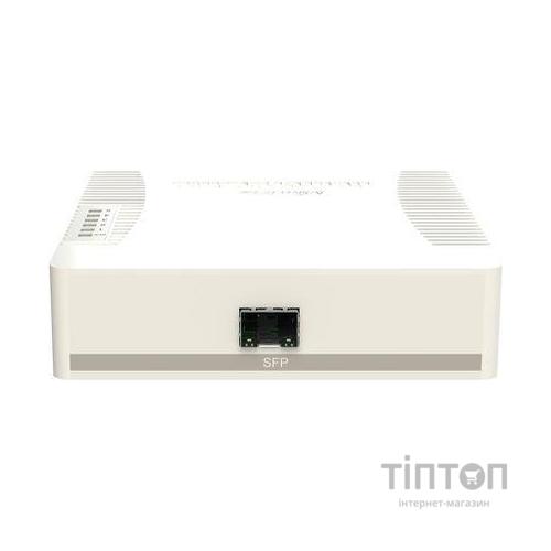 Комутатор MikroTik CSS106-1G-4P-1S (5x1Gb, 1x SFP, Passive PoE out на 2-5 портах)