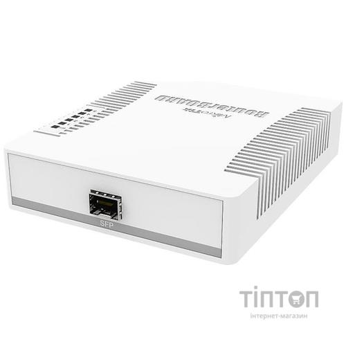Комутатор MikroTik CSS106-5G-1S (5x1Gb, 1x SFP)