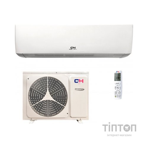 Кондиціонер Cooper&Hunter Vital Inverter CH-S24FTXF2-NG, 70 м2, інвертор, A++/A+, до -15°С, Wi-Fi, R32, білий