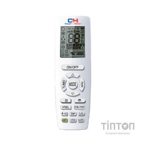 Кондиціонер Cooper&Hunter Vital Inverter CH-S24FTXF2-NG, 70 м2, інвертор, A++/A+, до -15°С, Wi-Fi, R32, білий