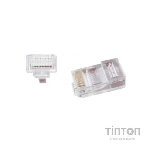 Конектор Cablexpert RJ45 cat.5e UTP 8P8C (сквозное отв., позолоч. конт.) 10 шт (LC-PTU-01/10)
