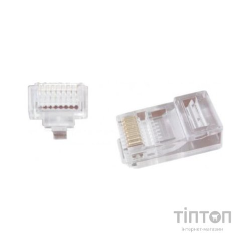 Конектор Cablexpert RJ45 cat.5e UTP 8P8C (сквозное отв., позолоч. конт.) 50 шт (LC-PTU-01/50)