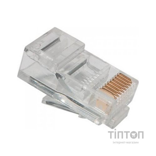 Конектор Ritar RJ45 cat.5e UTP 8P8C PREMIUM (позолоченные контакты) 100 шт (13193)