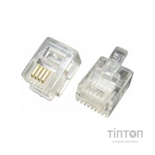 Конектор RJ12 6P4C 100 шт Ritar (2775)
