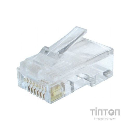 Конектор RJ45 cat.6 UTP 8P8C * 10 (позолоч. конт.) Cablexpert (LC-8P8C-002/10)