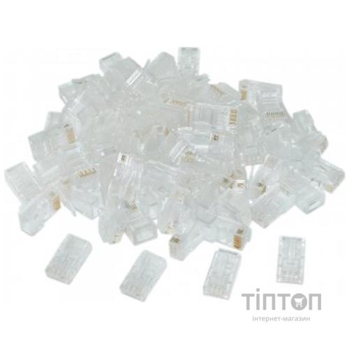 Конектор RJ45 cat.6 UTP 8P8C * 50 (позолоч. конт.) Cablexpert (LC-8P8C-002/50)