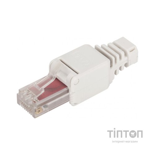 Конектор RJ45 cat.6 UTP 8P8C, безінструментальний, 1шт Kingda (KD-PGU8054-C6)