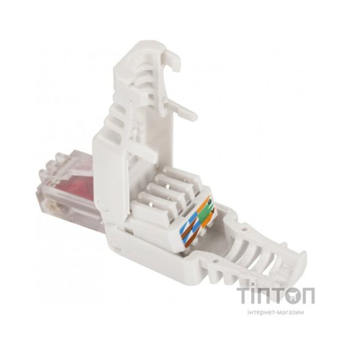 Конектор RJ45 cat.6 UTP 8P8C, безінструментальний, 1шт Kingda (KD-PGU8054-C6)