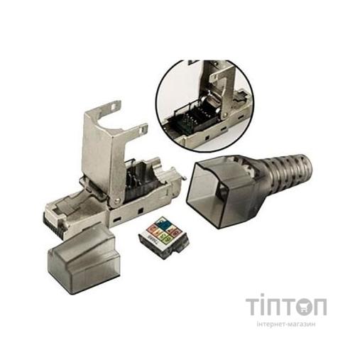 Конектор RJ45 cat.6A STP 8P8C, безінструментальний Kingda (KD-KJ6A-17S)