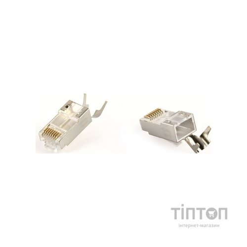 Конектор RJ45 cat.7 FTP 8P8C * 10 (наскрізні отв., позолоч. конт.) Cablexpert (LC-PTF7-01/10)