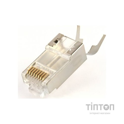 Конектор RJ45 cat.7 FTP 8P8C * 100 (наскрізні отв., позолоч. конт.) Cablexpert (LC-PTF7-01/100)